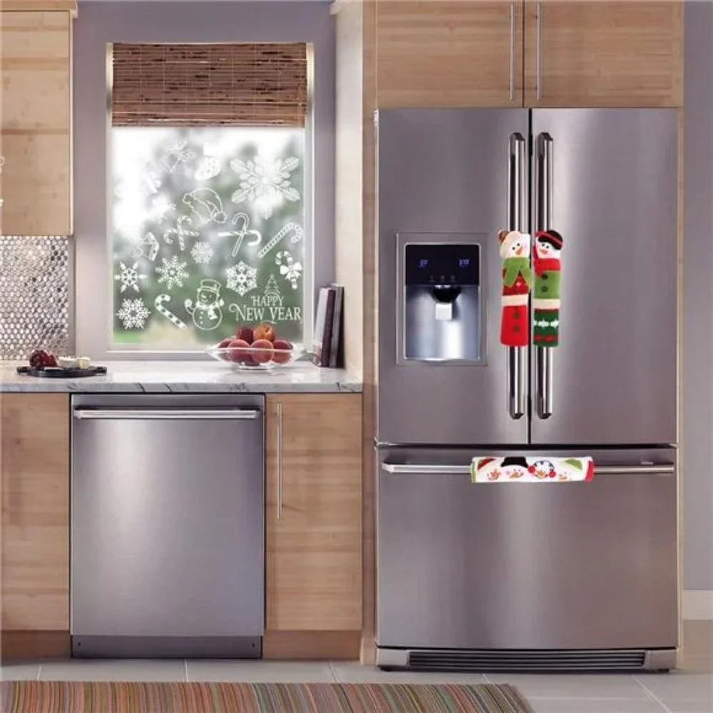 Fridge Handle Covers Set of 3 for Christmas Decorations